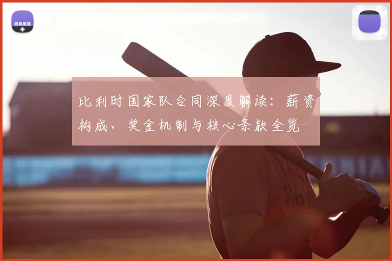 比利时国家队合同深度解读:薪资构成、奖金机制与核心条款全览